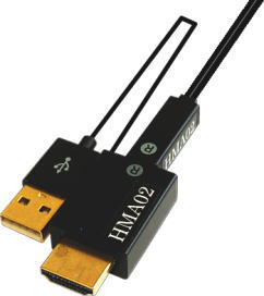 HDMI延長光ケーブルで300ｍまで信号劣化なしでキレイな画面を延長!HMA02シリーズ