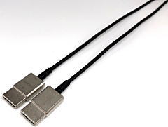 HDMIケーブル　着脱可能なコネクタで配線配管楽々光ケーブル